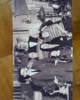 Poster di stoffa la famiglia addams