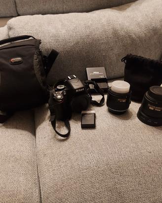 Nikon d 5100 + obiettivi e accessori vari