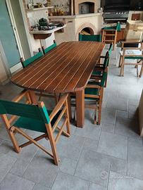 tavolo pranzo con 6 sedie regista