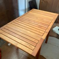Tavolo in legno massello allungabile come nuovo