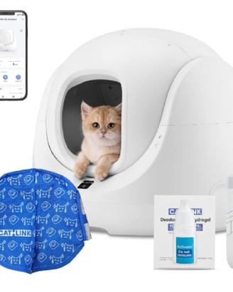Catlink Baymax Lettiera Gatto Autopulente+Idrogel