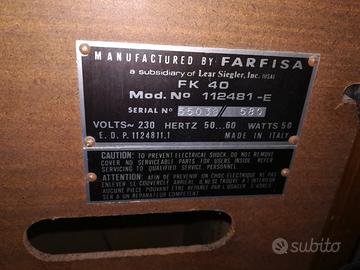 Organo elettrico vintage farfisa