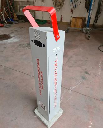bidoncino per batterie scariche usata
