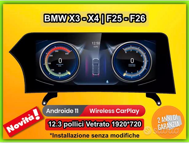 Schermo vetrato 12.3 pollici BMW X3 - X4 | F25-F26