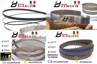 Lame per sega a nastro di tutti i modelli e misure