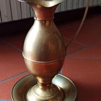 Piatto e brocca - ottone