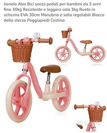 Bici senza pedali bimba 