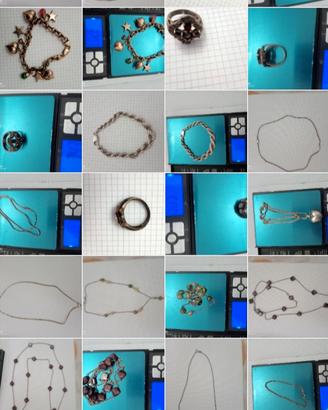Splendido Lotto di Gioielli in Argento Vintage (80