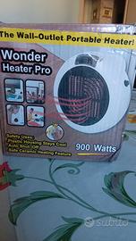 STUFETTA PORTATILE WONDER HEATER PRO 900W NUOVA 