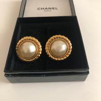 Orecchini Chanel originali a clip ,