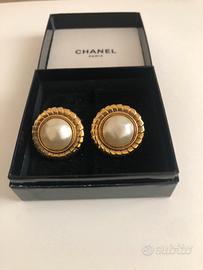 Orecchini Chanel originali a clip ,