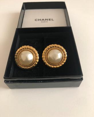 Orecchini Chanel originali a clip ,