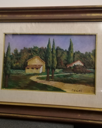 Quadro olio su tela