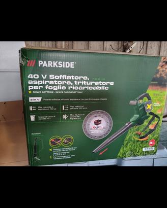 Aspiratore/soffiatore per foglie a batteria