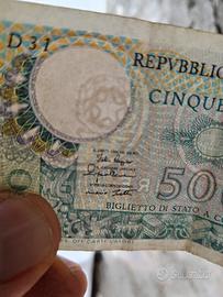 500 lire cartaceo 