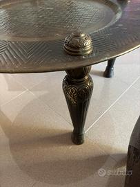 Tavolinetto rotondo  con pouf