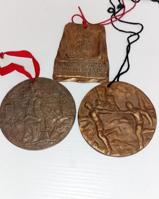 Medaglie Commemorativi set 3 pz