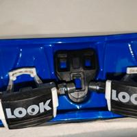 Pedali look Delta bianchi