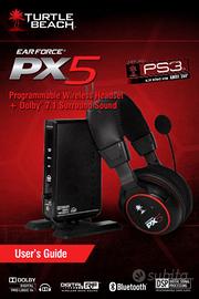 Cuffie gaming Turtle Beach PX5 wireless Dolby 7.1