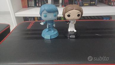 funko pop star war Luke skywalker principessa Leia
