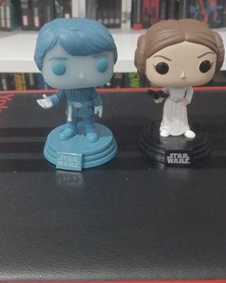 funko pop star war Luke skywalker principessa Leia