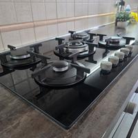 piano cottura candy vetro temprato 