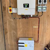 Kit 10kw batteria litio fotovoltaico 6kw off grid