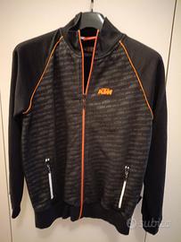 felpa KTM primaverile taglia S nera/arancio