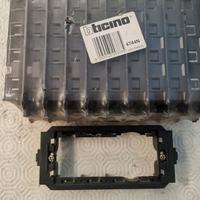 BTICINO 4744N - SUPPORTO SCHUKO + 2 FRUTTI