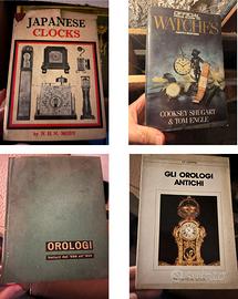 Lotto 4 libri sugli orologi antichi da collezione