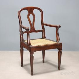 Poltrona in Noce - Ultimo quarto XVIII Secolo