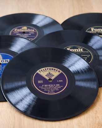 Lotto 27 dischi 78 giri vintage anni 40