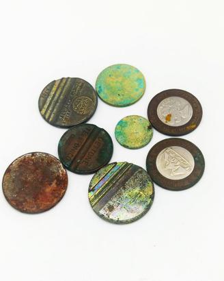 Lotto di gettoni vari d'epoca