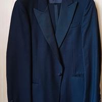 completo vintage pura lana , nero, made in Italy,