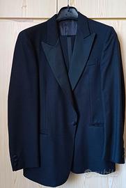 completo vintage pura lana , nero, made in Italy,