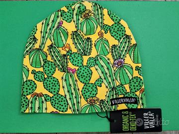 Berretto Villervalla stampa cactus NUOVO