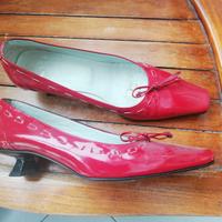 Scarpe vernice rossa