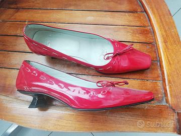 Scarpe vernice rossa