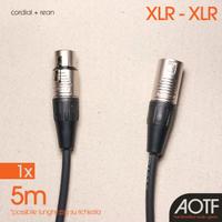 Cavo XLR 5m Cordial + REAN  – Bilanciato Mic.