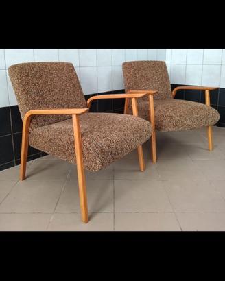 Coppia di poltrone  poltroncine anni 70 vintage