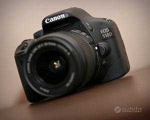Canon 550D + 18-55mm (Perfette condizioni)