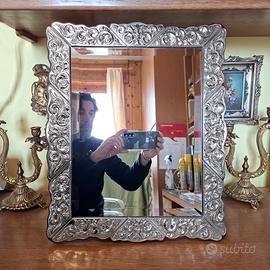 Specchio da tavolo Argento 925 anno 2004 cm 37x46