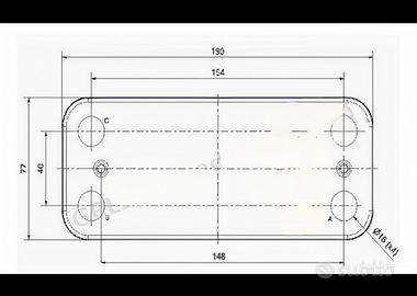 scambiatore di calore per caldaia Riello