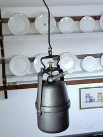 Lampada ad acetilene carburo miniera