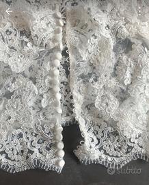 bolero sposa in pizzo