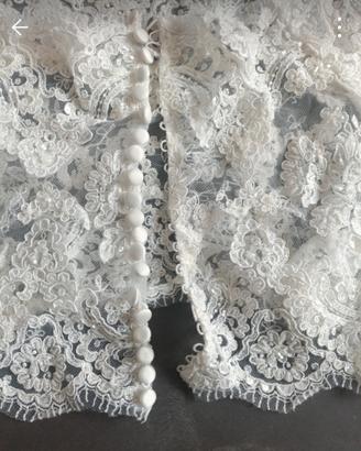 bolero sposa in pizzo