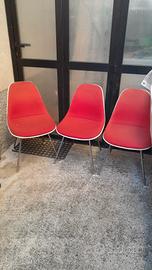 herman miller tre sedie 