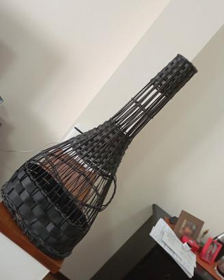porta prosciutto vimini nero 