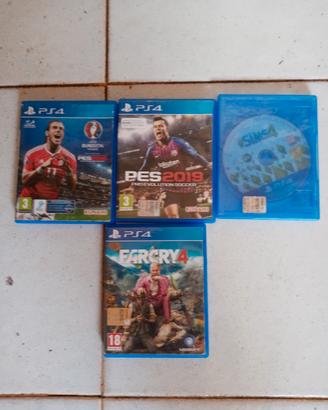 set di 4 giochi PS4