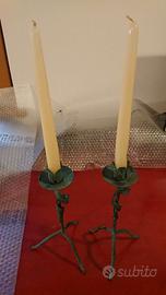 CANDELABRI IN FERRO BATTUTO PER S. VALENTINO.